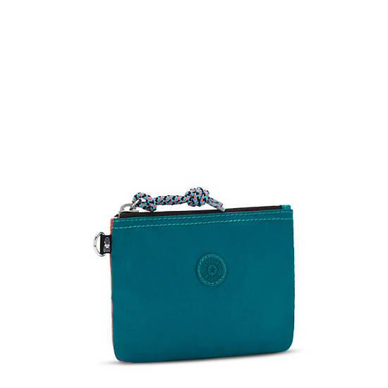 Kipling Casual Pouch Small Case Bags Duo Teal Coral | CA 2058ZU